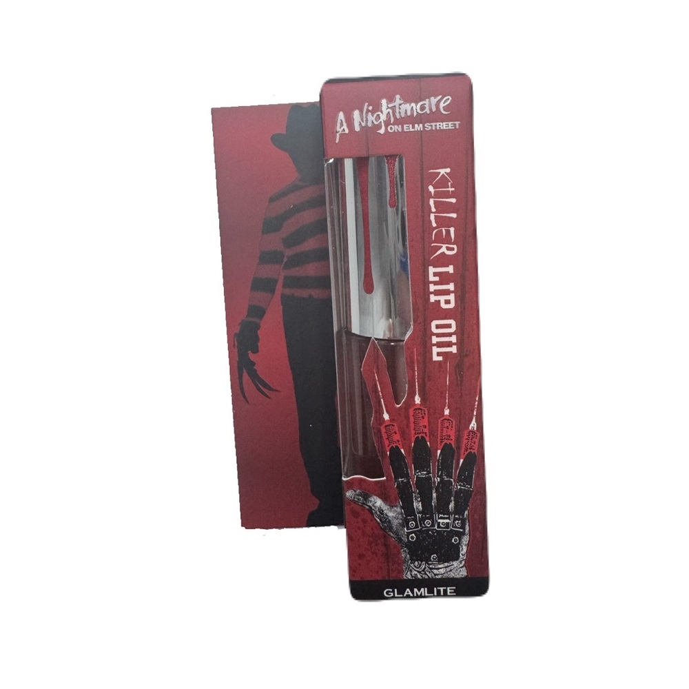 Glamlite Nightmare On Elm Street Killer Blood Lip Oil Limited Edition
